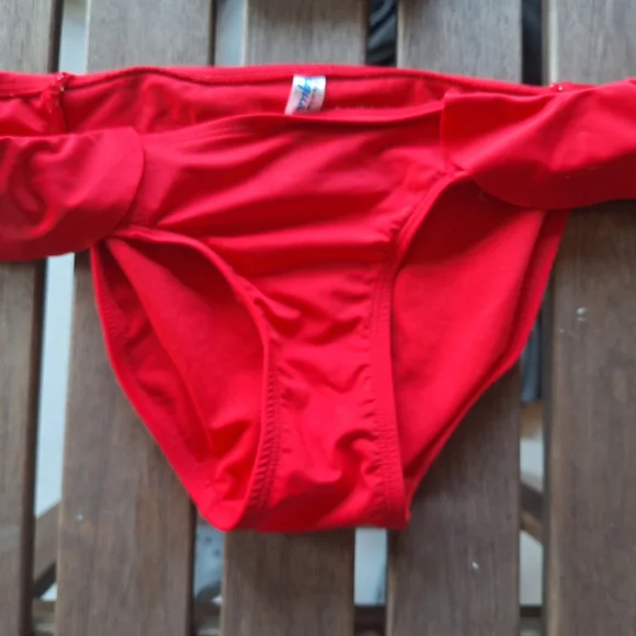Red Bikini Bottom - Picture 2 of 4
